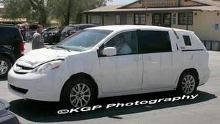 2010 Toyota Sienna Spotted Testing In Desert, Not A Soccer Game In Sight